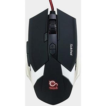 Talius Sukhoi - ratón Gaming programable, 2500DPI, 8 Botones, iluminación LED, Estructura Metal