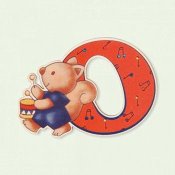 Dida - Letra de Madera Infantil - Letra O