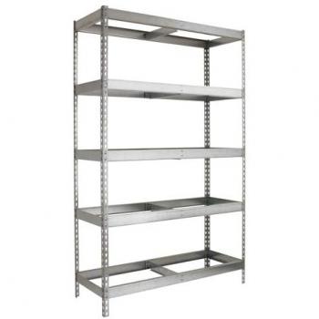 Estantería Metálica EcoForte Galvanizada 5 Niveles 400 kg de Carga 200x150x45 cm