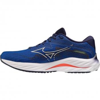 Mizuno Wave Rider 27 Men's Running Shoes Blue White Size 44.5 EUR
