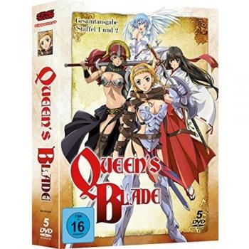 Queen's Blade: Die Wanderkriegerin & Die Thronfolgerin - Gesamtausgabe - Staffel 1 & 2 - OmU - [DVD] [Alemania]