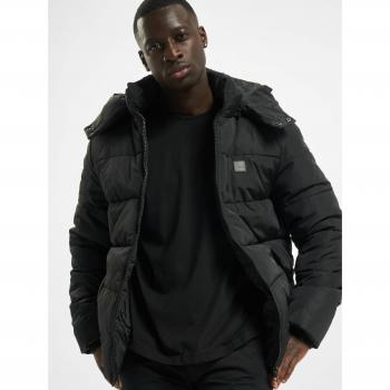 Urban Classics Men's Hooded Puffer Jacket - Black - Sizes M to 5XL