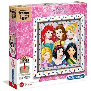Clementoni- Puzzle Marco 60 Piezas Frame me up Princess