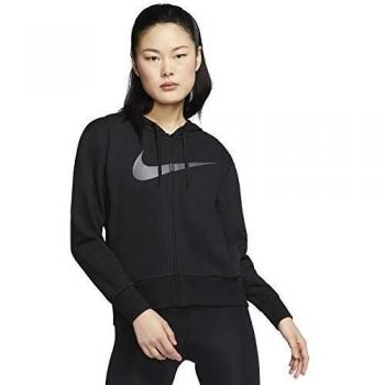 Nike W Nk Dry Get Fit FC FZ H Es Gx Sudadera, Mujer, Black/