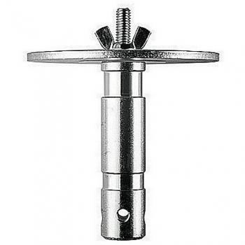 Manfrotto 163-12 - Accesorio para trípode, plata, 0.75 kg, 145 mm, Zinc de acero, con tornillo M12