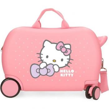 Maleta infantil 2 ruedas multidireccionales My favourite Bow Rígida con capacidad de 24L