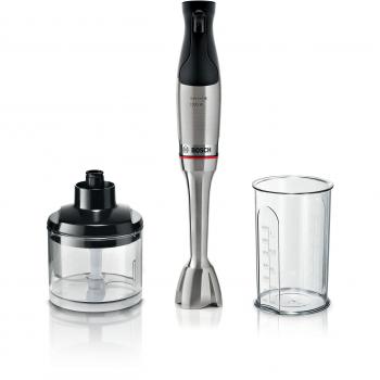 Bosch Serie 6 ErgoMaster MSM6M820 Batidora de mano, 1200 W, Acero inoxidable, Plata/Gris
