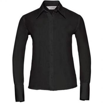 Camisa de Manga Larga Ultimate Sin Planchado para Damas - Russell Collection 2XL