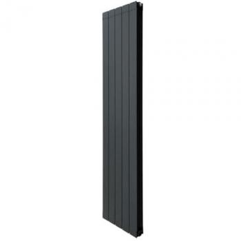Radiador de Aluminio Diseño Vertical Doble Plano 1800mm x 395mm Color Gris Antracita