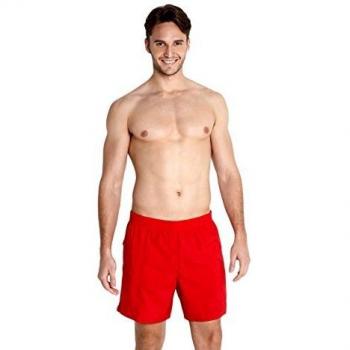 Speedo Essential 16 Shorts de Baño, Hombre, Rojo, L