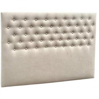 Cabecero Inverness Cabezal Dormitorio Matrimonio Tapizado No Desenfundable Beige 165 cm