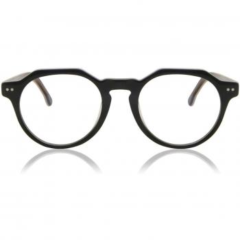 Komono Charles O1105 Men's Eyeglasses Black Size 49 - Frame Only with Blue Light Block Available