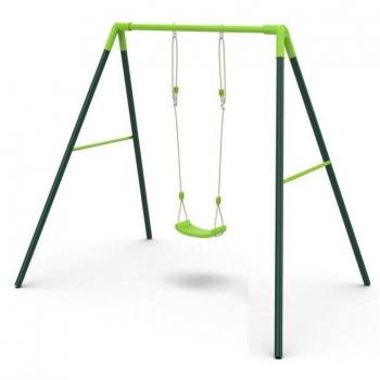 Columpio Metálico Babol para Jardín Resistente Individual para Niños MA400205