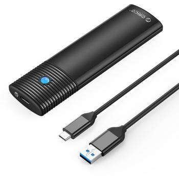 Caja externa para SSD M.2 SATA USB-C 5Gbps Orico PWM2 negra