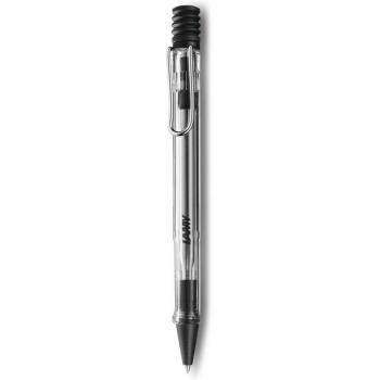 Bolígrafo Vista Lamy 212M con punta media, tinta negra recargable y estuche transparente