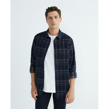 Armani Exchange Men's Regular Fit Micro Corduroy Casual Shirt - Multicolor, Size L