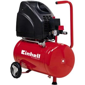 Einhell - TH-AC 200/24 OF - Compresor, 1100 W, 240 V, motor sin aceite, manómetro y acoplamiento rápido, llave de desagüe