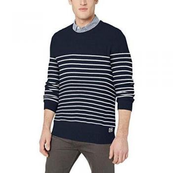 Helly Hansen Men's Skagen Long Sleeve Navy Cotton-Knit Sweater 2XL