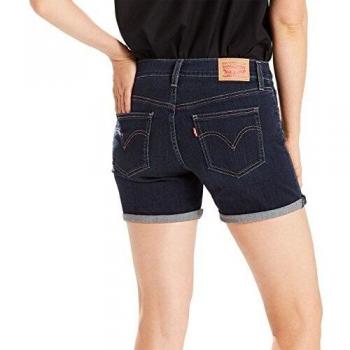 Levi's Mid Length Short Update Pantalones Cortos, Indigo Garden, 31 para Mujer