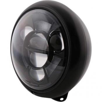 Faro LED de 7 pulgadas HIGHSIDER HD-STYLE TYPE 11 con TFL - Negro