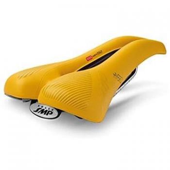 Selle SMP Sillín híbrido para bicicleta, color amarillo