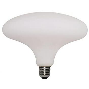 Bombilla LED de filamento tipo porcelana blanca E27 6W 540 lúmenes 2700K regulable