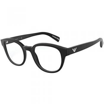 Emporio Armani 0EA3161 Gafas, MATTE BLACK, 51 para Hombre