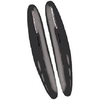 Krawehl 1001,000304N Protección Para Parachoques de Coche, Color Negro