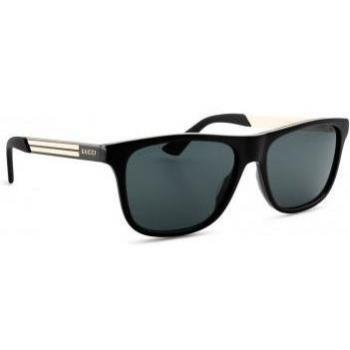 Gucci GG0687S 001 57 Classic Sporty Sunglasses, Black unisex, Size: 57 MM