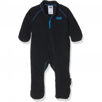 Helly Hansen Baby Legacy Fleece Scarf Suit - Traje completo para niños, color azul marino, talla 68/6M