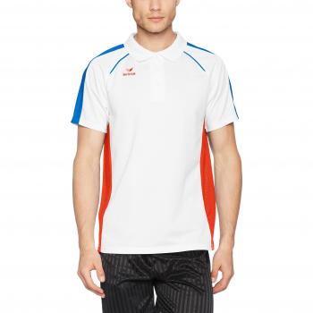 erima Hombre Masters Blanco de Polo Camiseta, Todo el año, Hombre, Color weiß/Grenadine, tamaño Medium