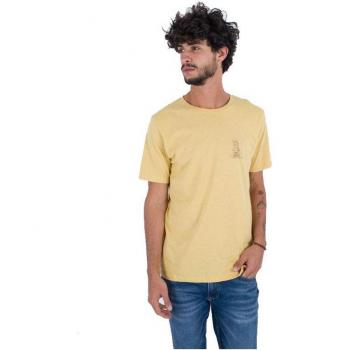 Camiseta de Manga Corta Hurley Evd Havin' Fun Hombre Amarillo