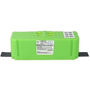 Batería recargable Li-Ion de 5200 mAh y 14.4 V compatible con iRobot Roomba 896, 960, 965, 980, 985 aspiradora robot limpieza - Vhbw