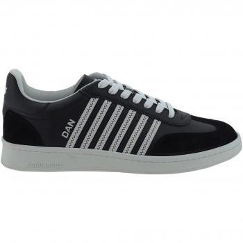 Dsquared2 Men's Low Top Black Boxer Sneakers - Size 39 to 45