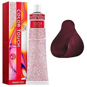 Wella Professionals Color Touch Semi-Permanent Hair Color Vibrant Reds 55/54 - Intense Light Chestnut Mahogany Copper 60 ml