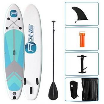 Set de Paddle Surf Hinchable Rohe Indiana 10'6 Verde - 320x76x15cm - 1 Persona