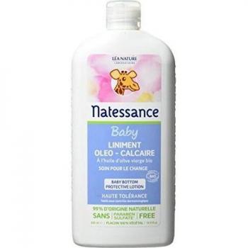 Natessance Liniment oléo-calcaire Soin BIO pour le change Flacon de 500 ml