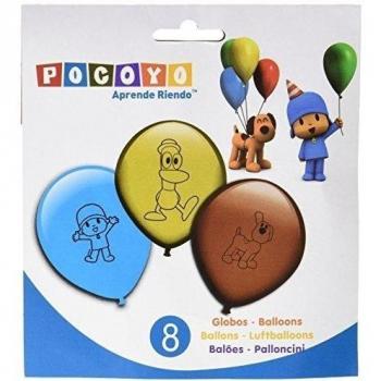 Pocoyo - 8 globos (Verbetena 016000397)