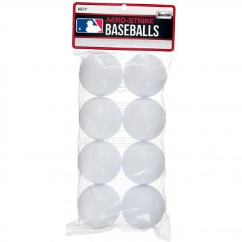 Franklin Sports Aero-Strike - 8 Pelotas de plástico de 70 mm para Practicar bateo