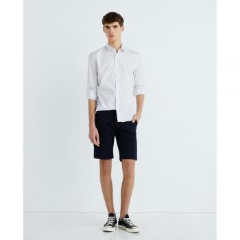 Camisa Hombre Jack & Jones Modelo Joe Print Manga Larga Color Blanco