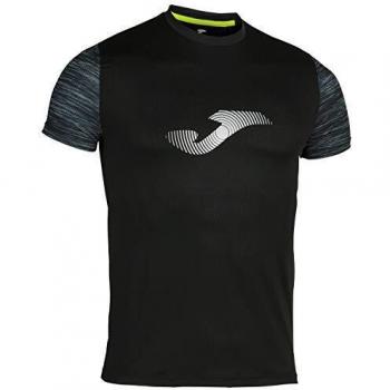 Joma Camiseta Running Night Negro, Hombres, S