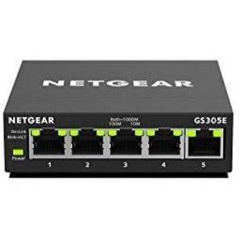 NETGEAR 5-Port Gigabit Ethernet Smart Managed Plus Network Switch