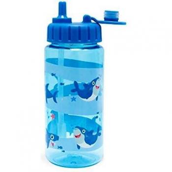 i-Drink ID2109 Botella Tritan 400 ML Diseños Infantiles. Botella con Pajita.