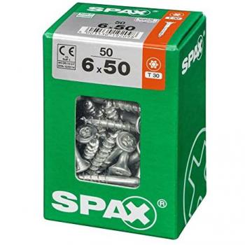 Tornillo Universal Spax T-Star Wirox 6x50 mm - Caja de 50 Unidades