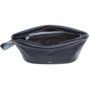 Dudu - Neceser de mujer de belleza de piel con cremallera, estuche de belleza para mujer de cuero con cremallera, bolsa de aseo, colores vibrantes grandes, ideal para viajes, gimnasio, spa, interior repelente