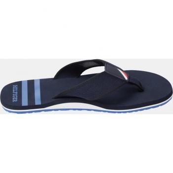 Tommy Hilfiger - Chanclas Sporty Azul para hombre con diseño de tira logotipada en textil