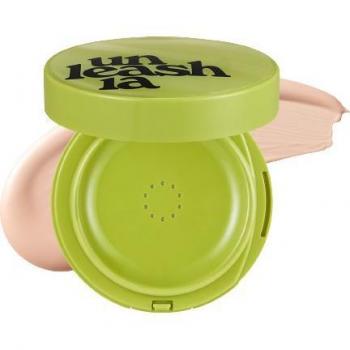 Unleashia Satin Wear Healthy Green Cushion Long-Lasting Foundation SPF 30 Shade 18 Seashell 15 g