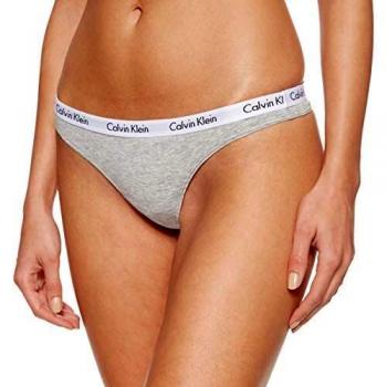 Calvin Klein Thong, Tanga para Mujer, Gris