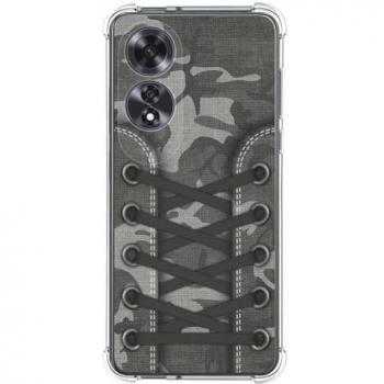 Funda Antigolpes de Silicona para Oppo A60 4G con Diseño de Zapatillas 15