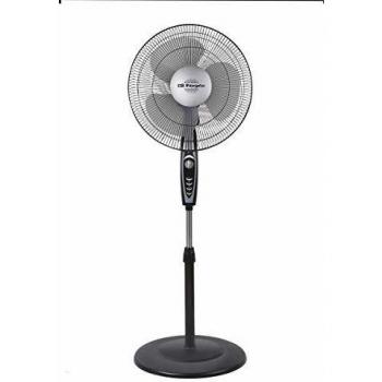 Orbegozo SF 3347 - Ventilador de pie, 3 velocidades de ventilación, temporizador, 3 aspas, altura regulable, 50 W